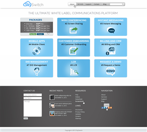 Web Design par Da Miracle pour skyswitch | Design : #2835841