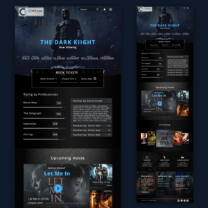 Movie Showtimes Website needs an updated new look | Web-Design von Souvik Roy (Alex Pro)