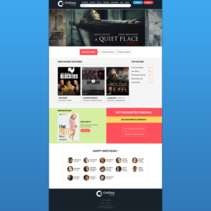 Movie Showtimes Website needs an updated new look | Web-Design von Deepak_9_Malhotra
