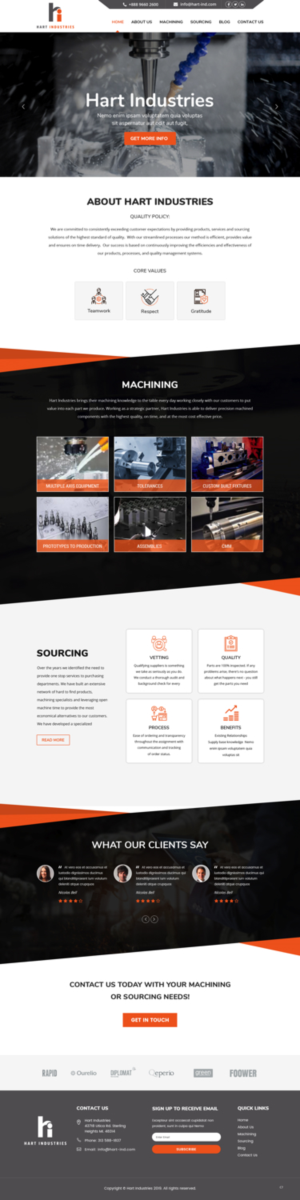 Web Design par pb pour ce projet | Design : #20918856