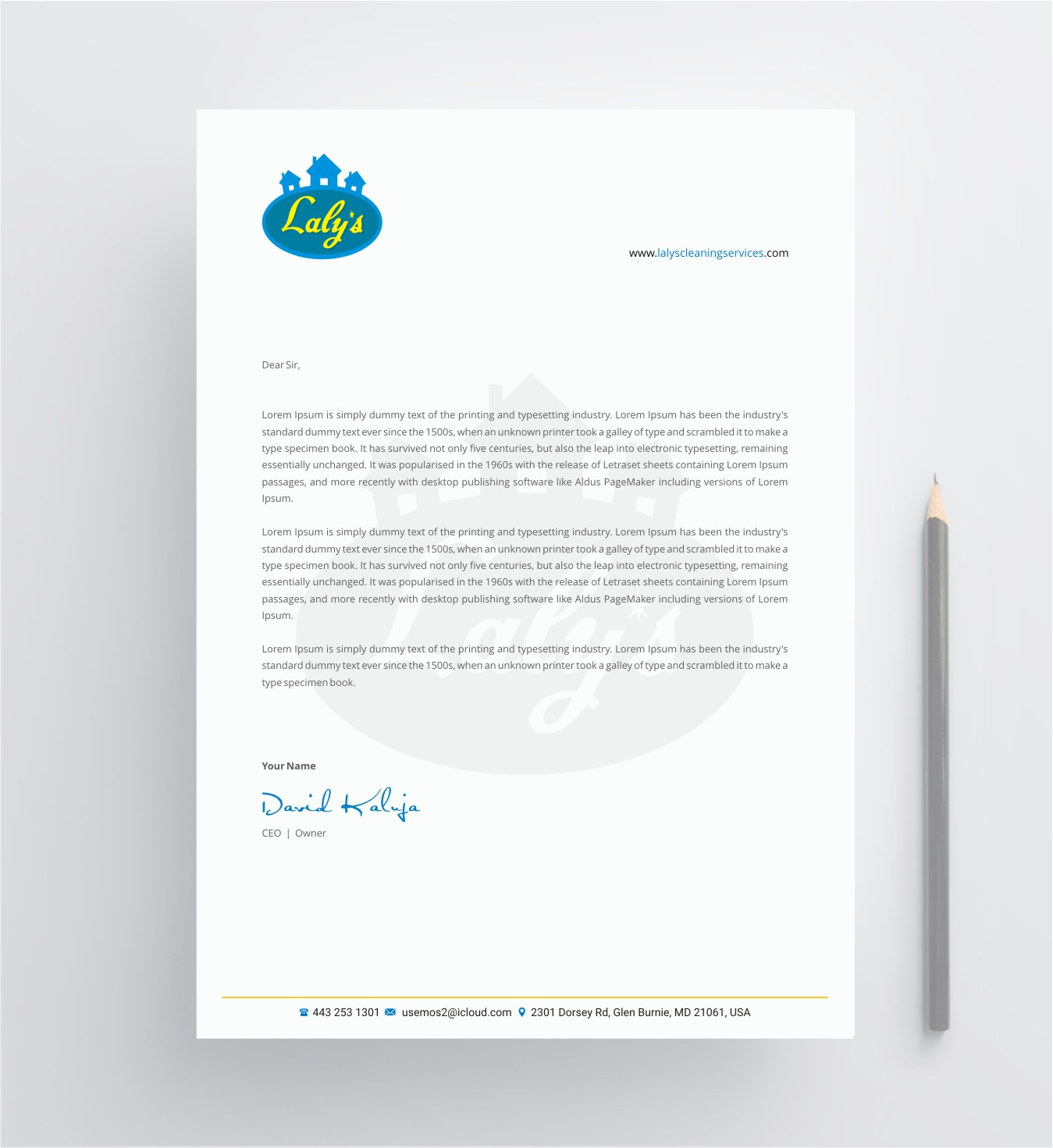 Letterhead Design by INDIAN_Ashok for this project | Design #18251779