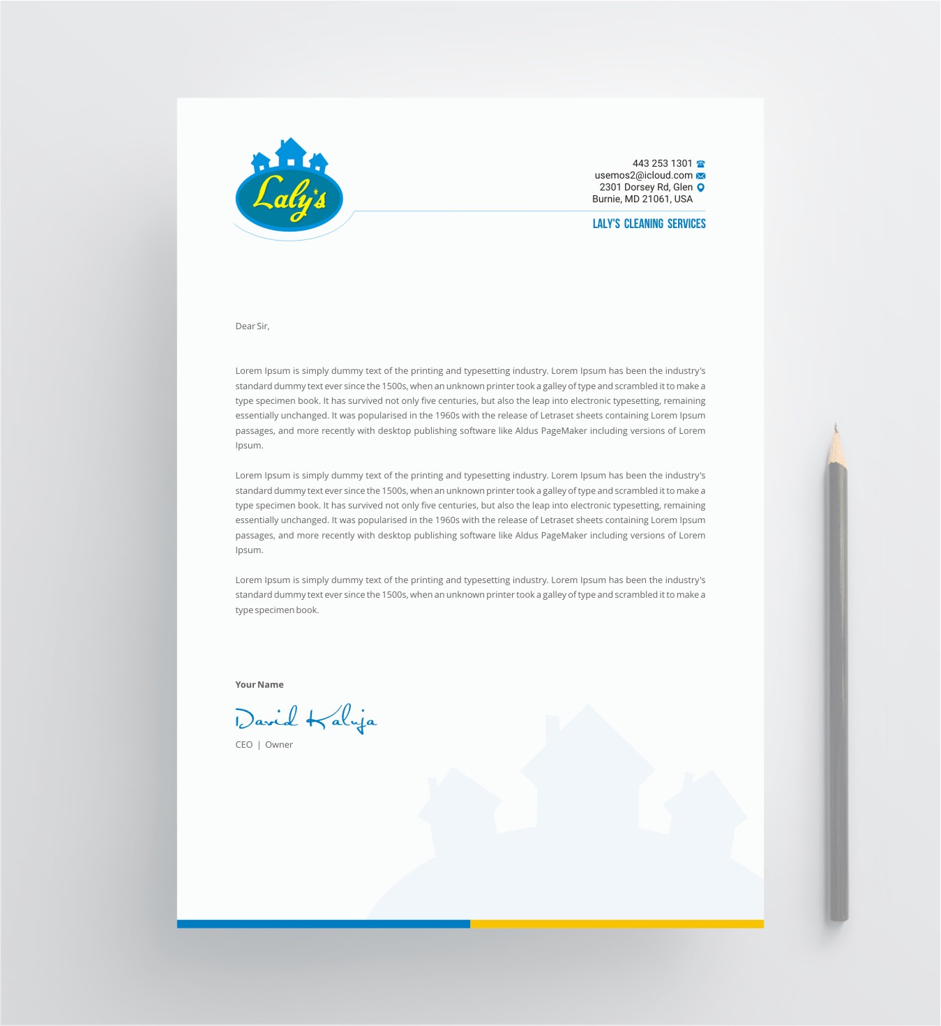 Letterhead Design by INDIAN_Ashok for this project | Design #18251786