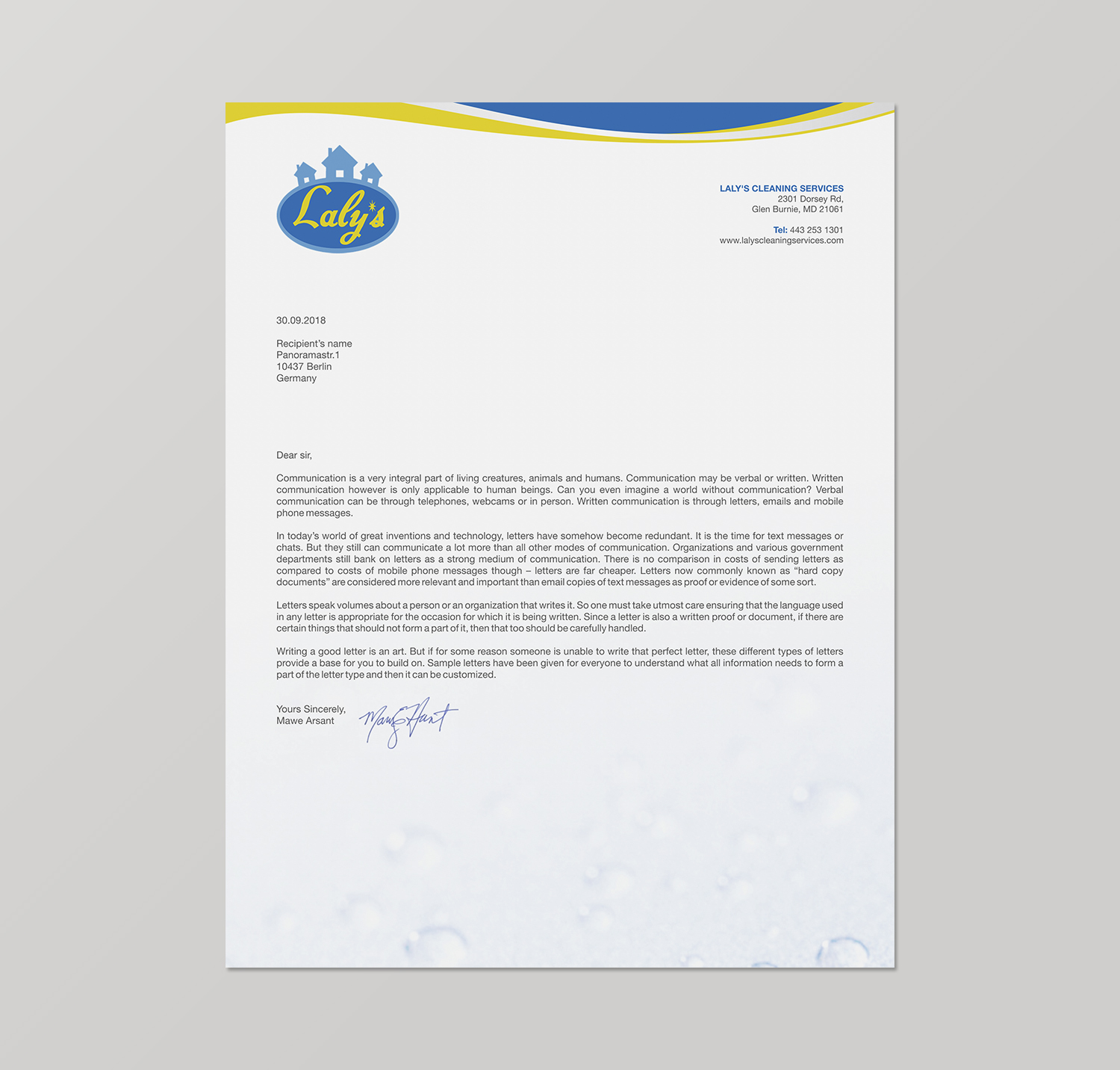Letterhead Design by logodentity for this project | Design #18251871