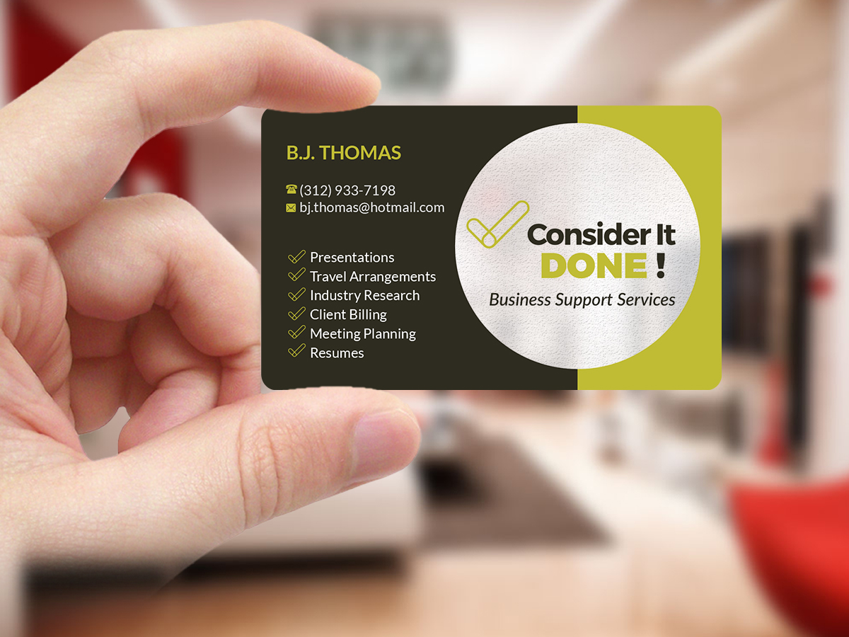 Visitenkarten-Design von Creations Box 2015 für dieses Projekt | Design #18257495