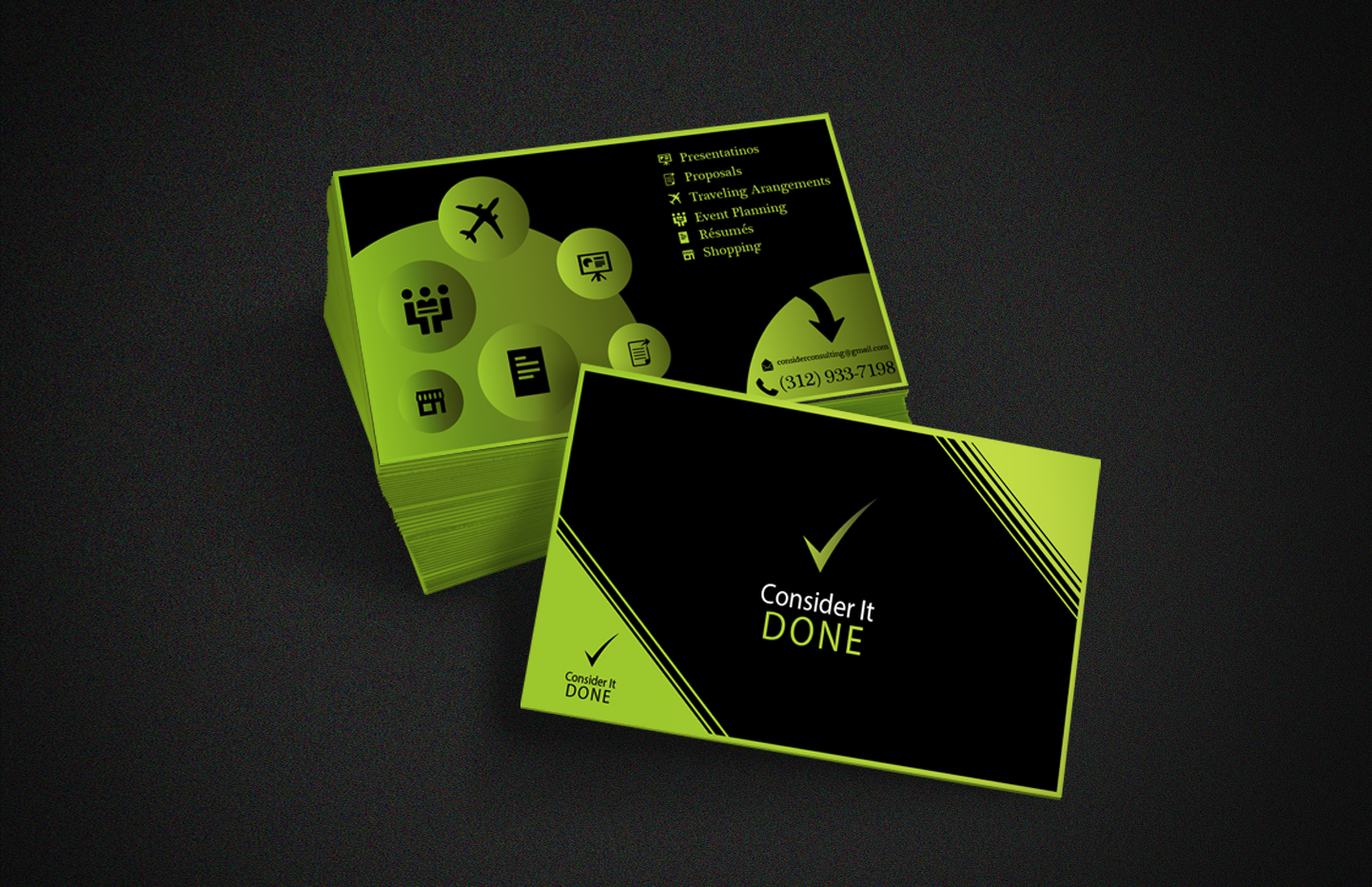 Business Card Design by Çlirim Vokshi for this project | Design #18257483