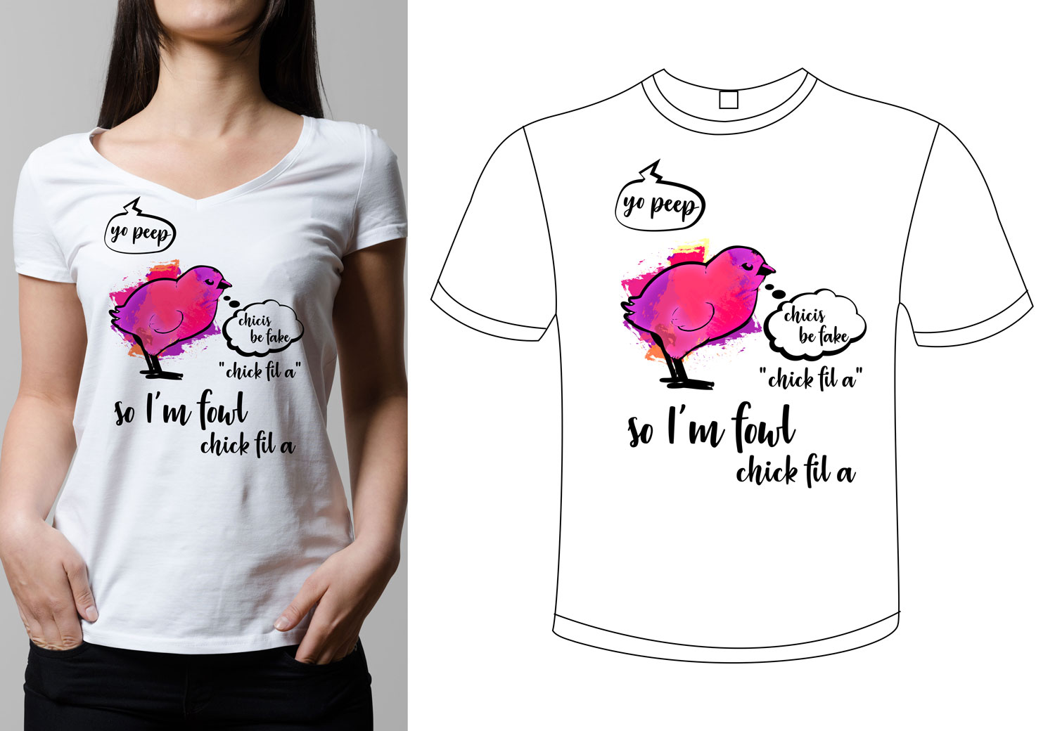 T-shirt Design by Impressive Solutions for The DVBD Company | Design #18255191