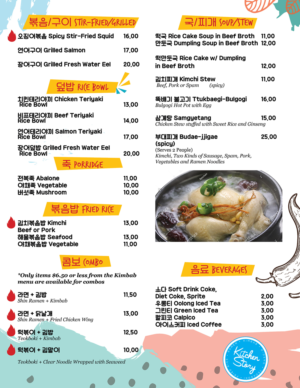 Menu Design by munkeex2 for this project | Design: #18582277
