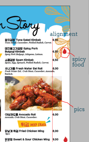 Menu Design by munkeex2 for this project | Design: #18582280