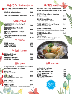 Menu Design by munkeex2 for this project | Design: #18584067