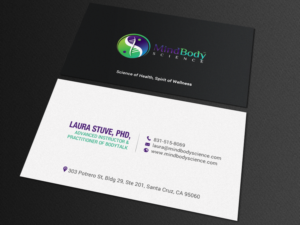 Business Card Design by chandrayaan.creative for Dr Laura Stuve, PhD | Design: #18265168
