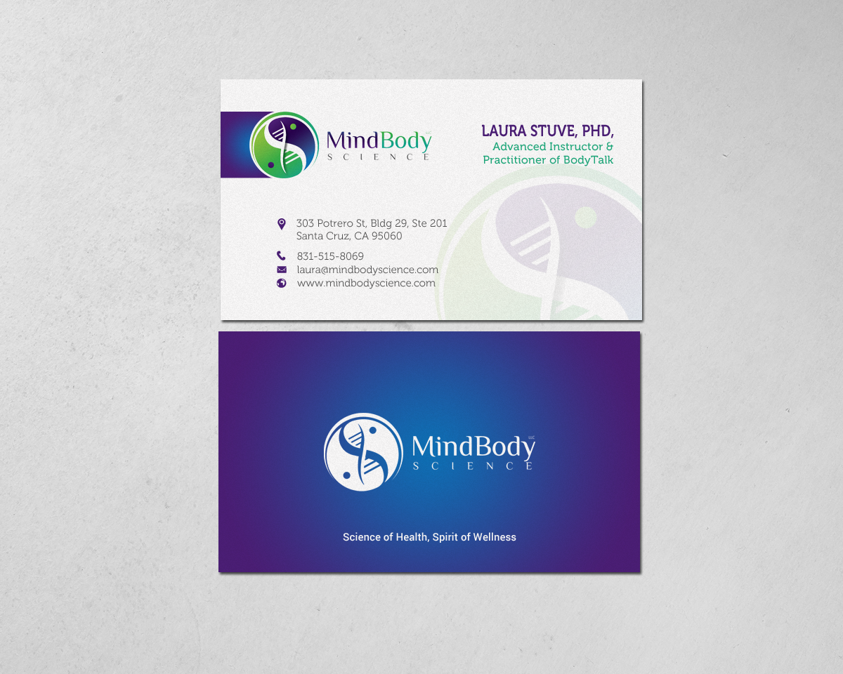 Business Card Design by chandrayaan.creative for Dr Laura Stuve, PhD | Design #18265179