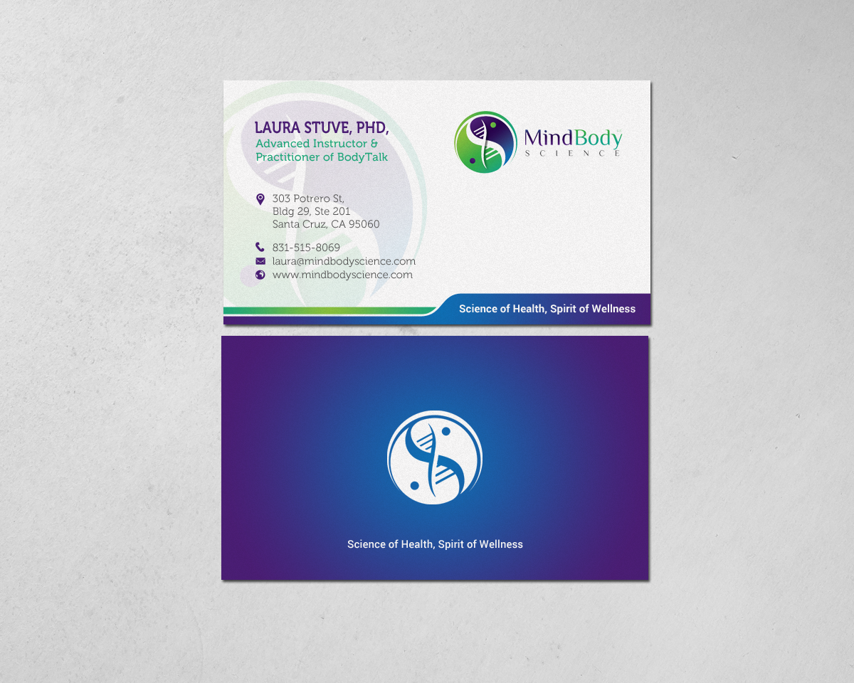 Business Card Design by chandrayaan.creative for Dr Laura Stuve, PhD | Design #18265191
