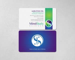 Design de Carte de Visite par chandrayaan.creative pour Dr Laura Stuve, PhD | Design : #18404336
