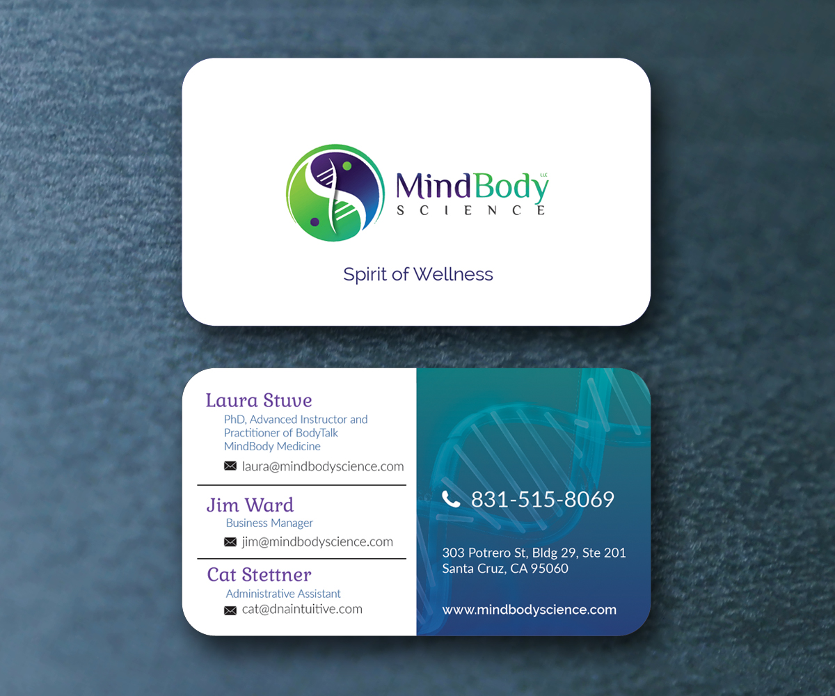 Business Card Design by M6G for Dr Laura Stuve, PhD | Design #18253448