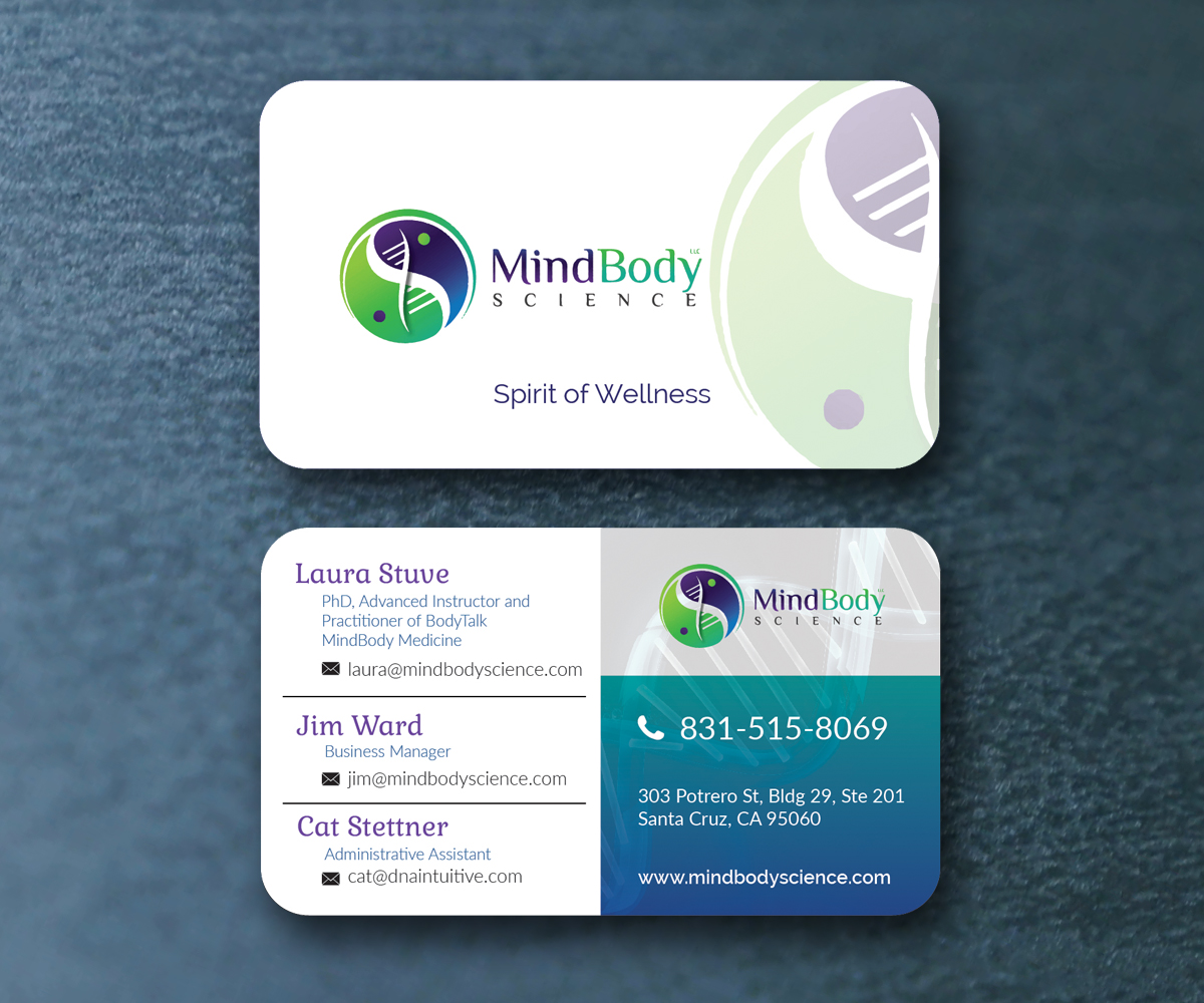 Business Card Design by M6G for Dr Laura Stuve, PhD | Design #18253950