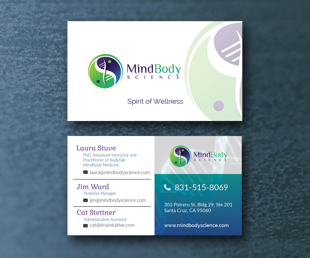 Business Card Design by M6G for Dr Laura Stuve, PhD | Design #18254041