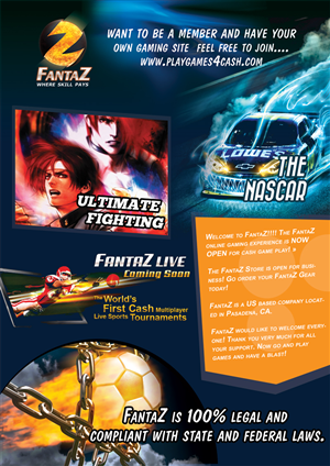 on-line gaming site | Flyer Design by webwinner