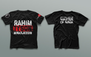 Rahim Miradjeddin Fighter Shirt | T-Shirt-Design von Sergio Coelho