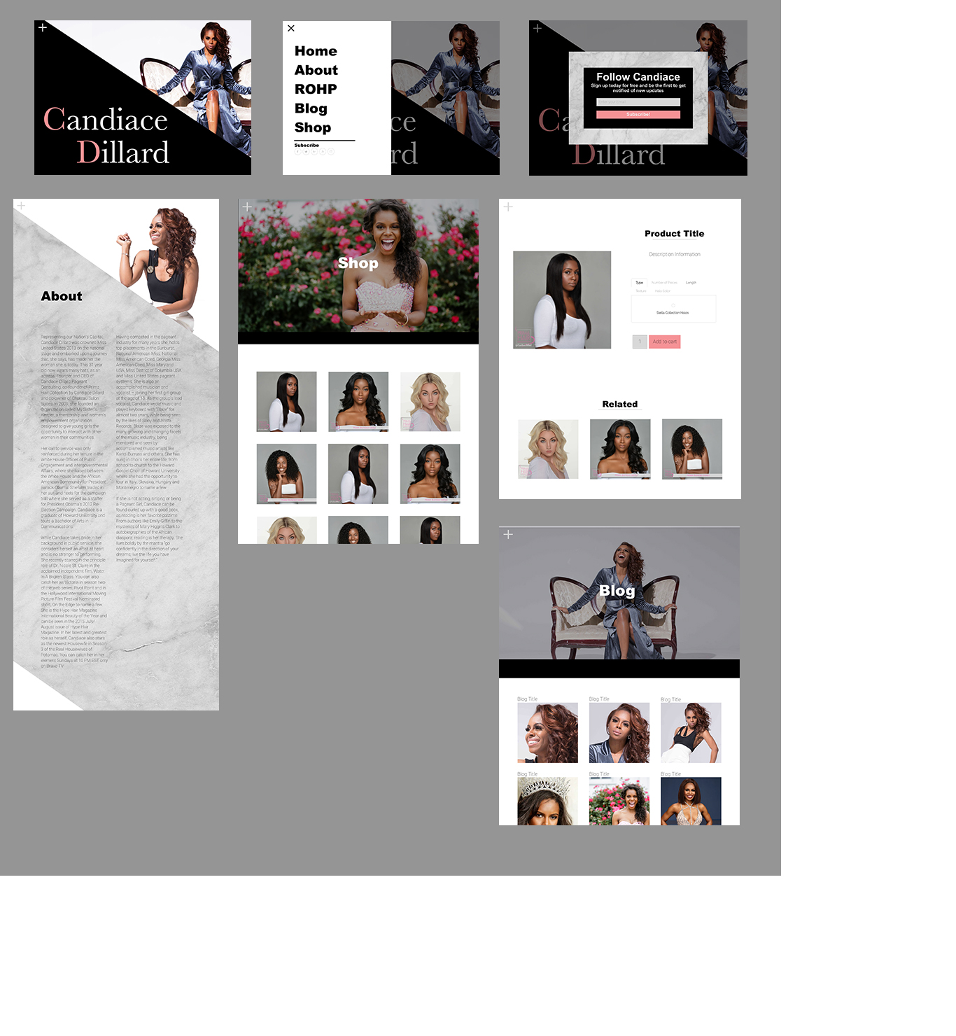 Web-Design von Anna 15 für Prima Hair Collection | Design #18262796