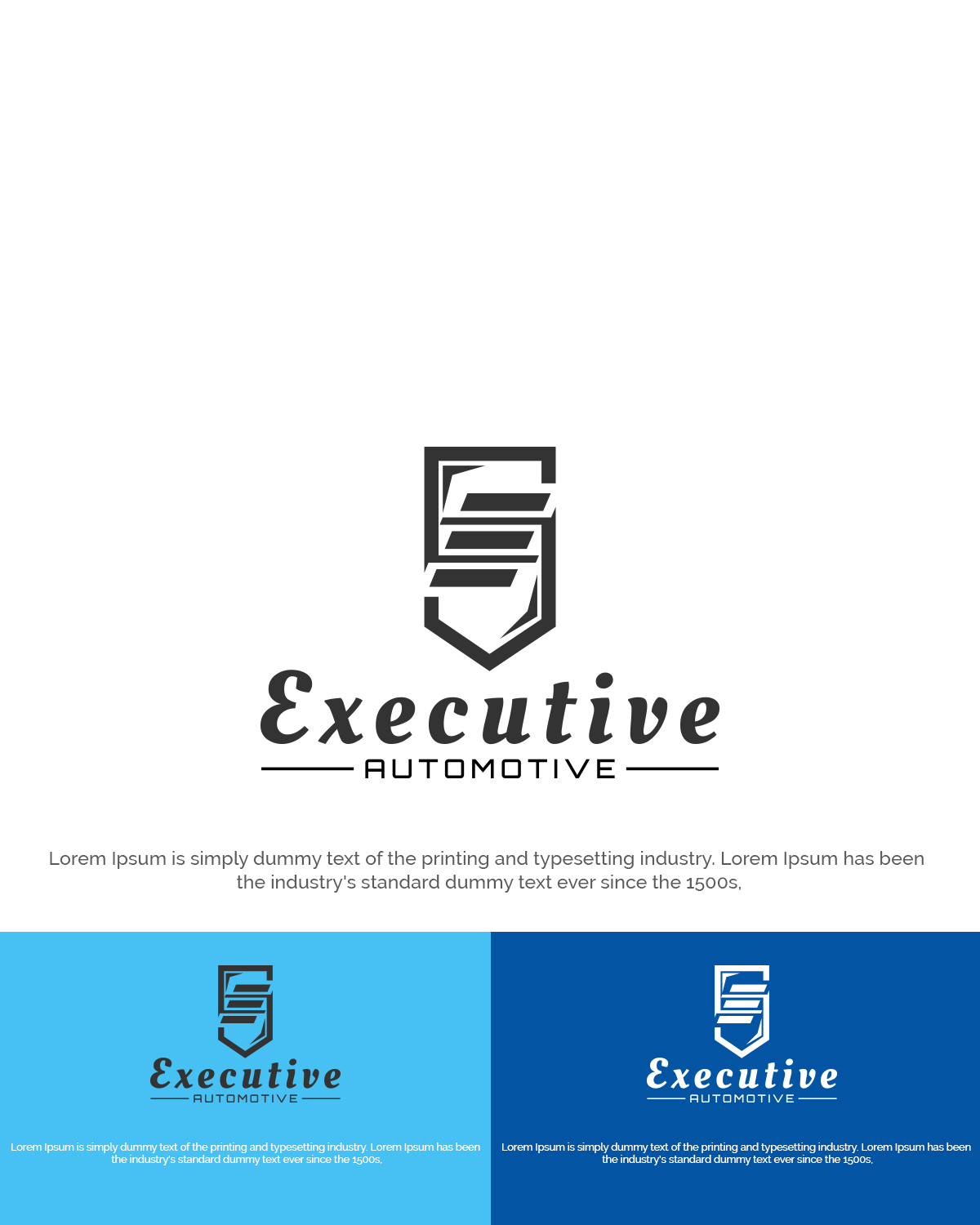 Logo Design by vramar.roy for Executive Automotive Shop | Design #18261986