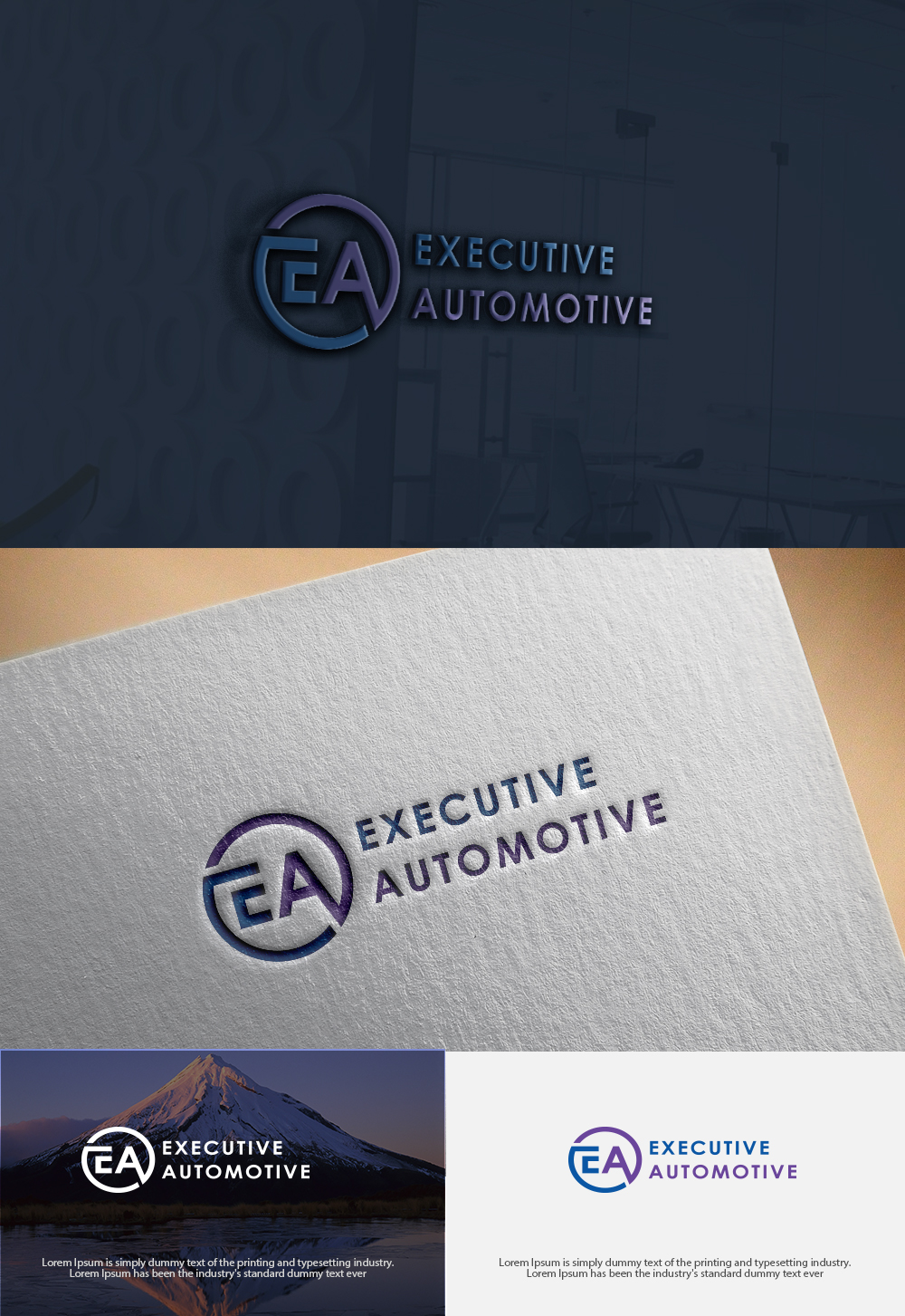 Logo Design by dr ghulam mustafa sahab for Executive Automotive Shop | Design #18270853