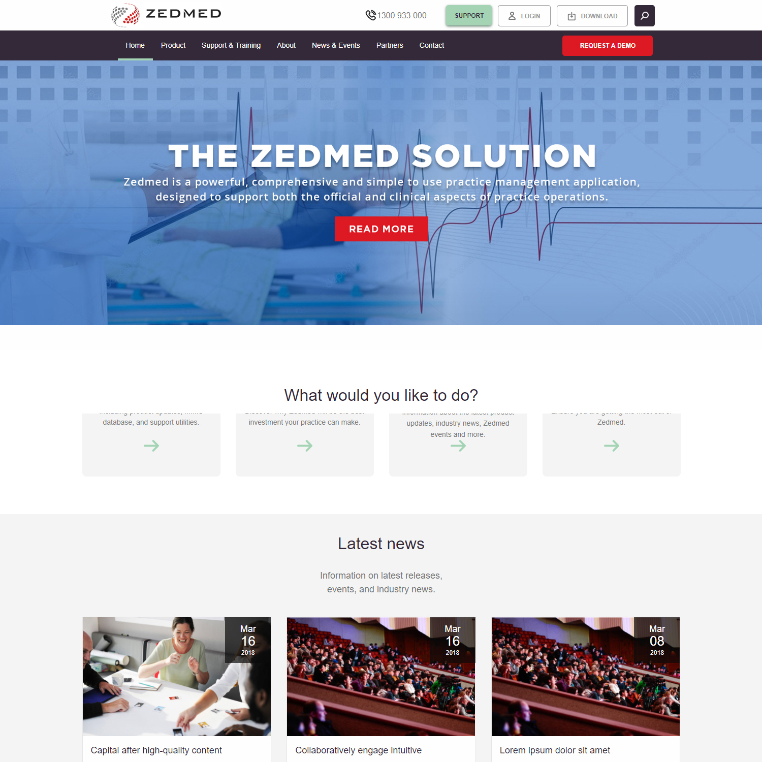 Web Design by Sujit Banerjee for Medical One Group | Design #18266158