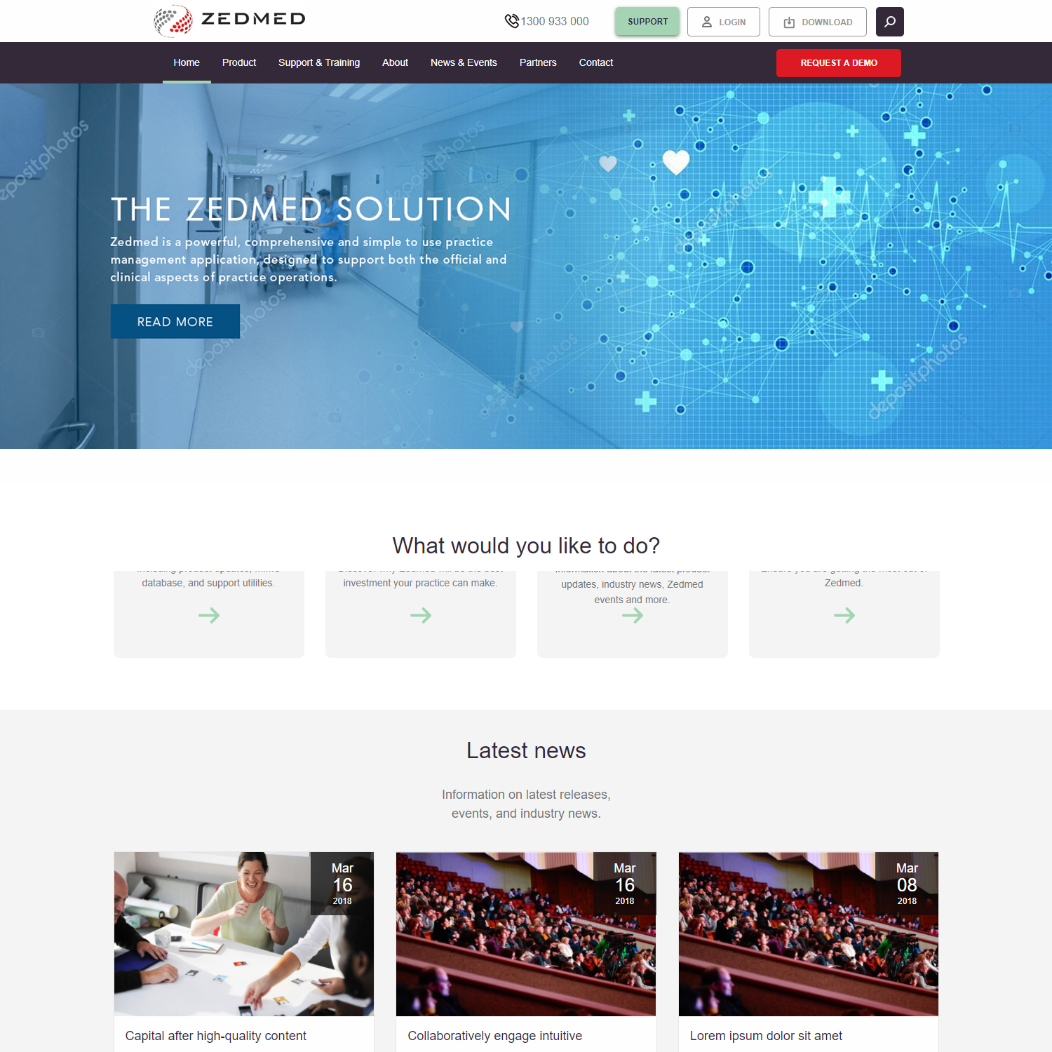 Web Design by Sujit Banerjee for Medical One Group | Design #18266159