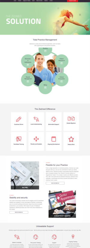 Web Design par Kreative Right 2 pour Medical One Group | Design #18314462