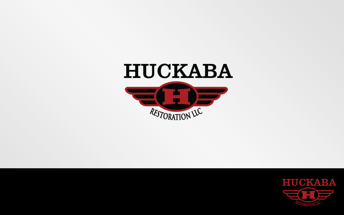 Logo Design by Grafactory for Huckaba Restoration LLC  | Design #18262676
