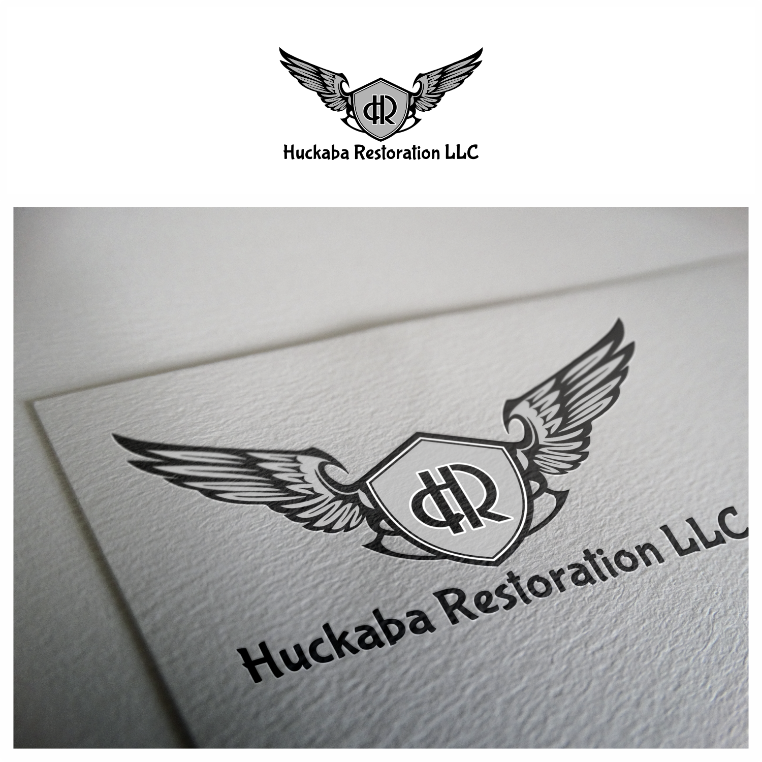 Logo-Design von Al Art für Huckaba Restoration LLC  | Design #18298094