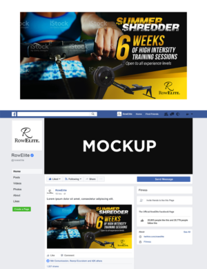 Diseño De Banner Publicitario por REN009 para RowElite | Diseño: #18278638