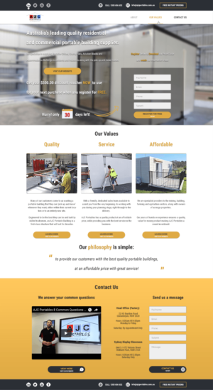 Landing Page Design by Lain Des