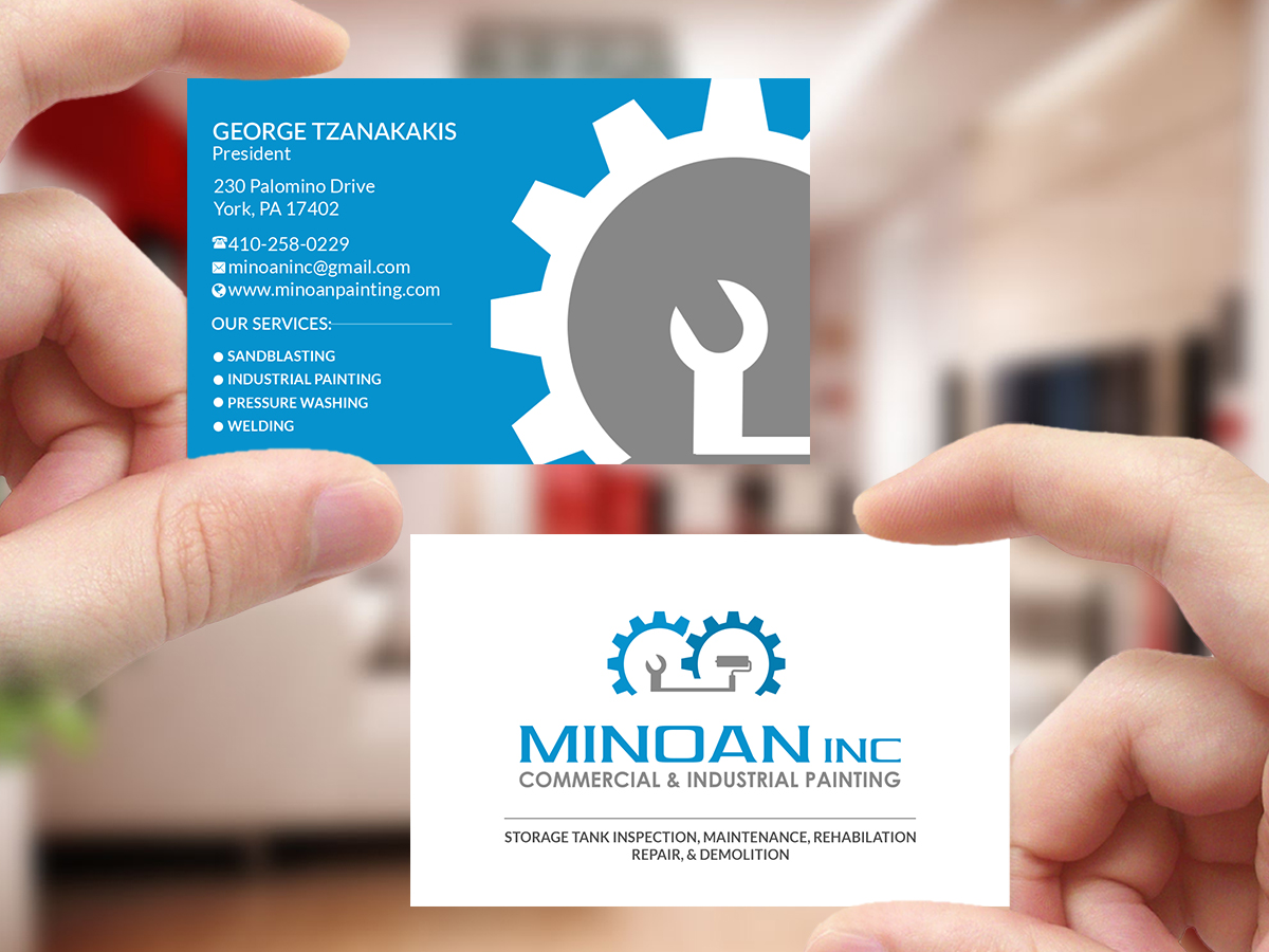Visitenkarten-Design von Creations Box 2015 für Minoan Inc | Design #18278985