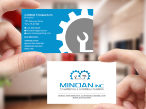 Visitenkarten-Design von Creations Box 2015 für Minoan Inc | Design: #18278985