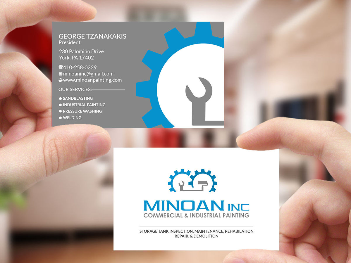 Visitenkarten-Design von Creations Box 2015 für Minoan Inc | Design #18278986