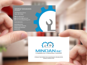 Visitenkarten-Design von Creations Box 2015 für Minoan Inc | Design: #18278986