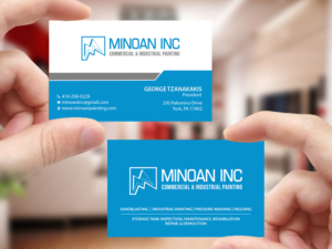 Visitenkarten-Design von Creations Box 2015 für Minoan Inc | Design: #18278988