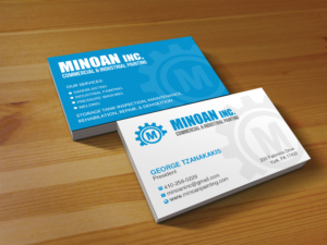 Business Card Design by Creations Box 2015 for Minoan Inc | Design: #18309580