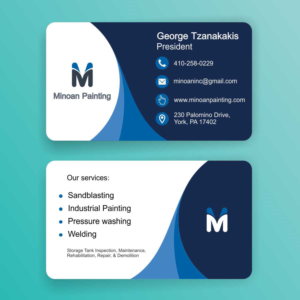 Visitenkarten-Design von LightningPixels für Minoan Inc | Design #18271816