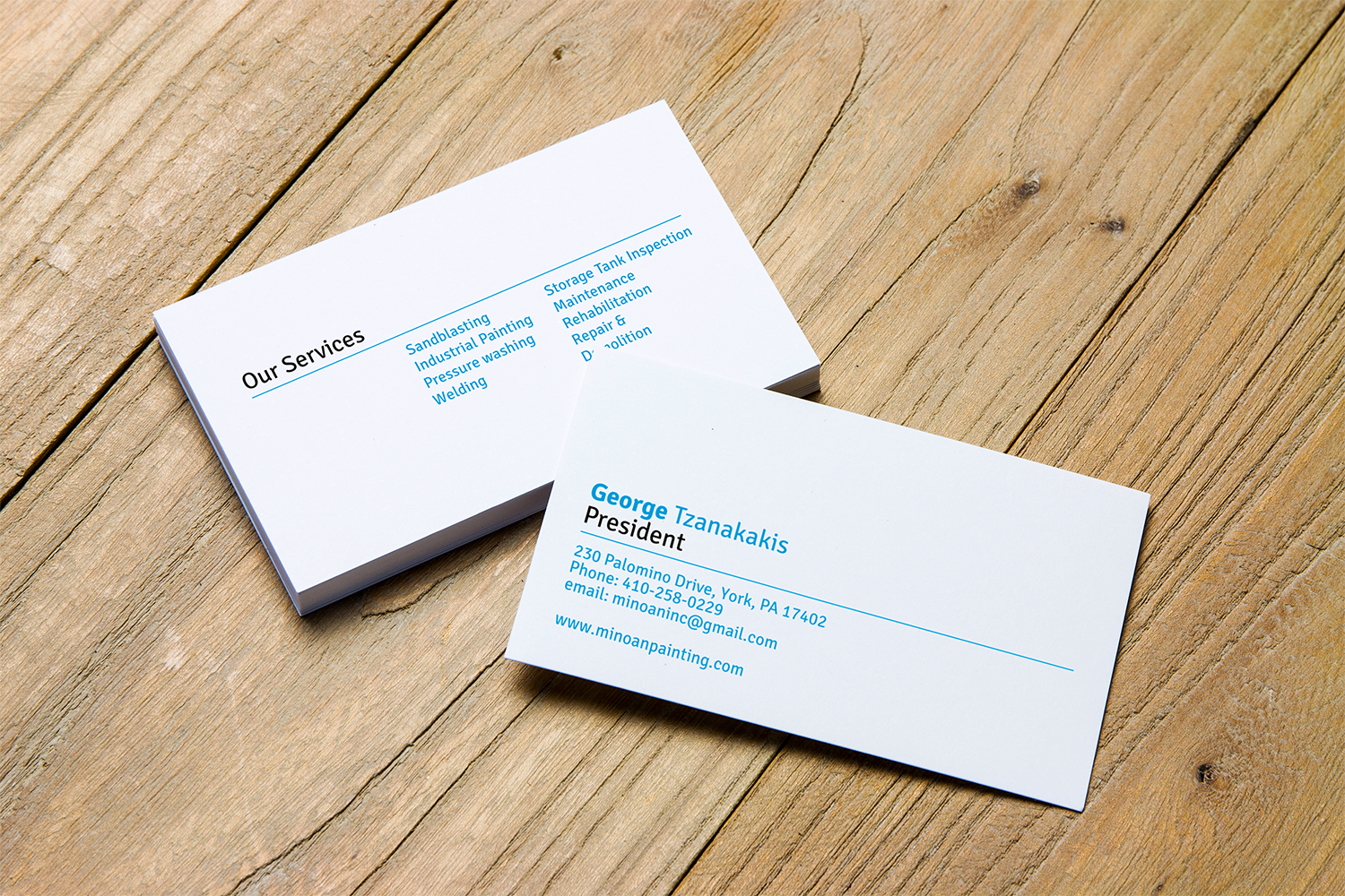 Business Card Design by barinix for Minoan Inc | Design #18279382