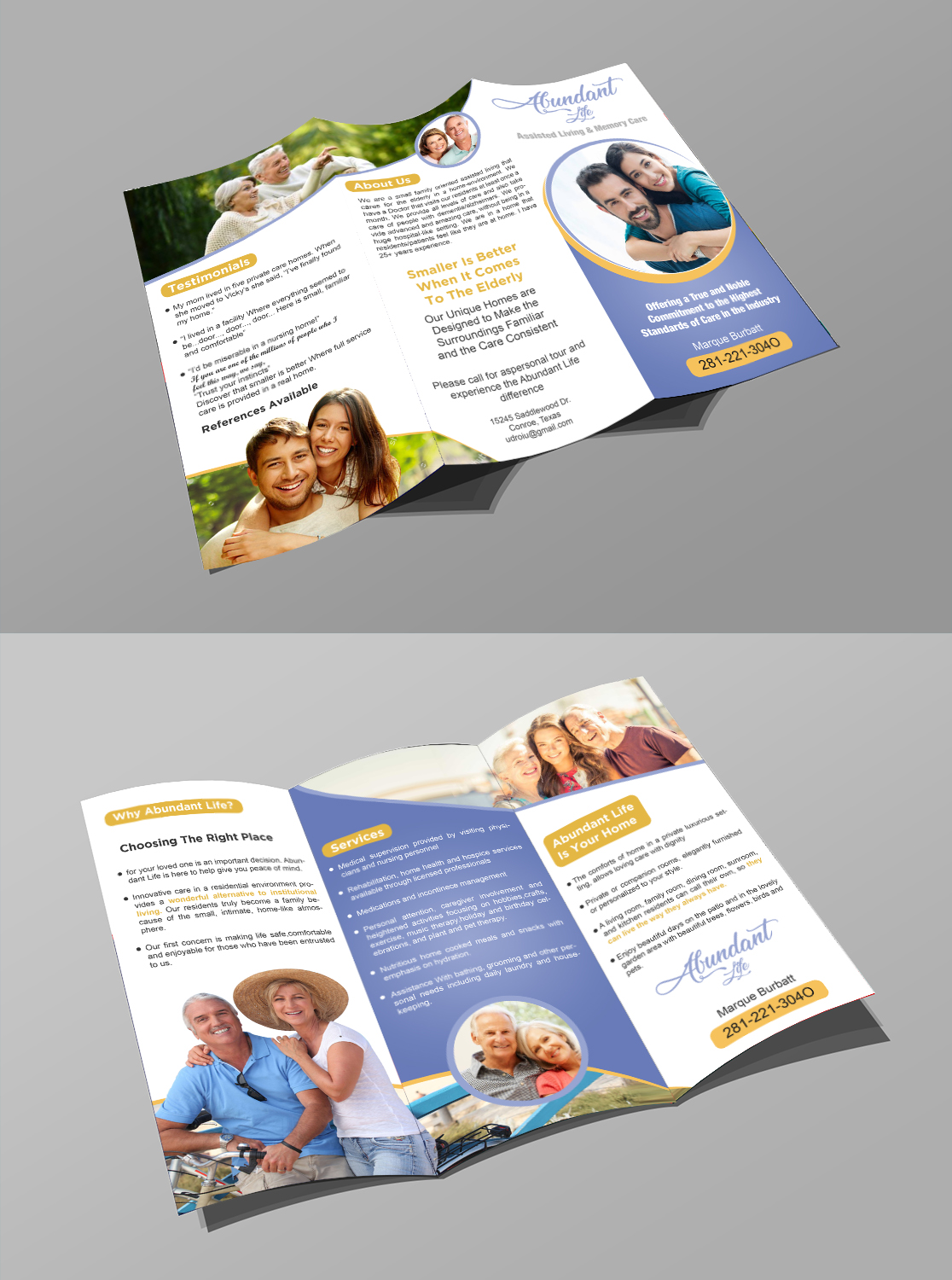 Flyer Design by creative.bugs for Abundant Life Assisted Living | Design #18263876