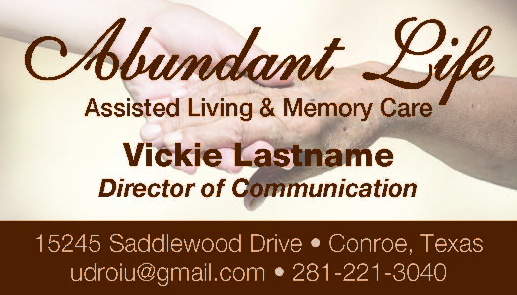 Flyer Design by turmalla for Abundant Life Assisted Living | Design #18269073