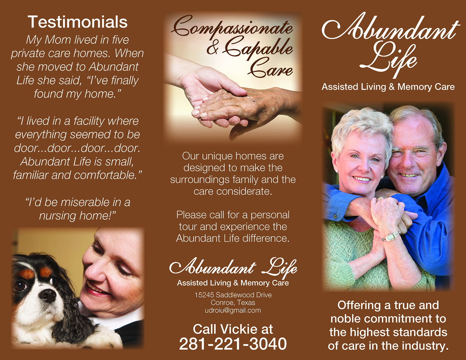 Flyer Design by turmalla for Abundant Life Assisted Living | Design #18269075