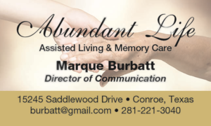 Design de Flyer par turmalla pour Abundant Life Assisted Living | Design : #18346248