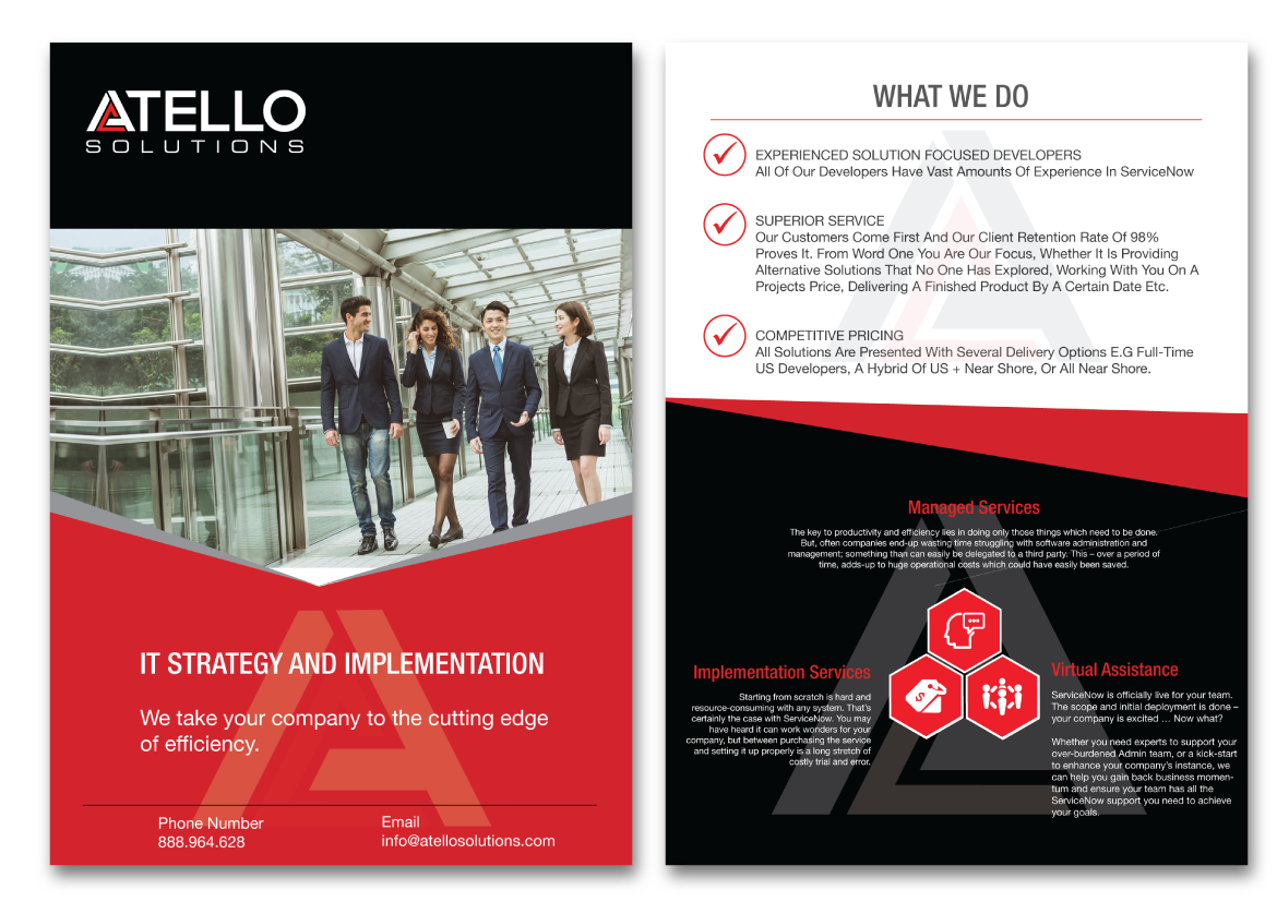 Flyer Design by kdrarts for Atello Solutions | Design #18276394