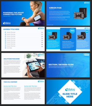 PowerPoint Design by Best Design Hub for Dialog Semiconductor  | Design: #18295770