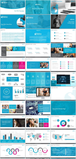 PowerPoint Design by Imazing for Dialog Semiconductor  | Design: #18298231