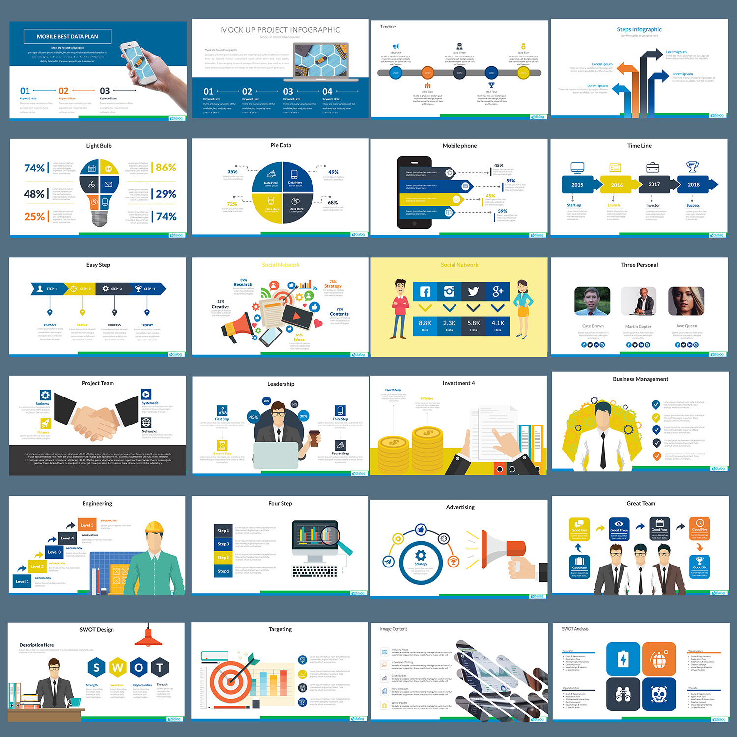 PowerPoint-Design von Spydaman für Dialog Semiconductor  | Design #18346261