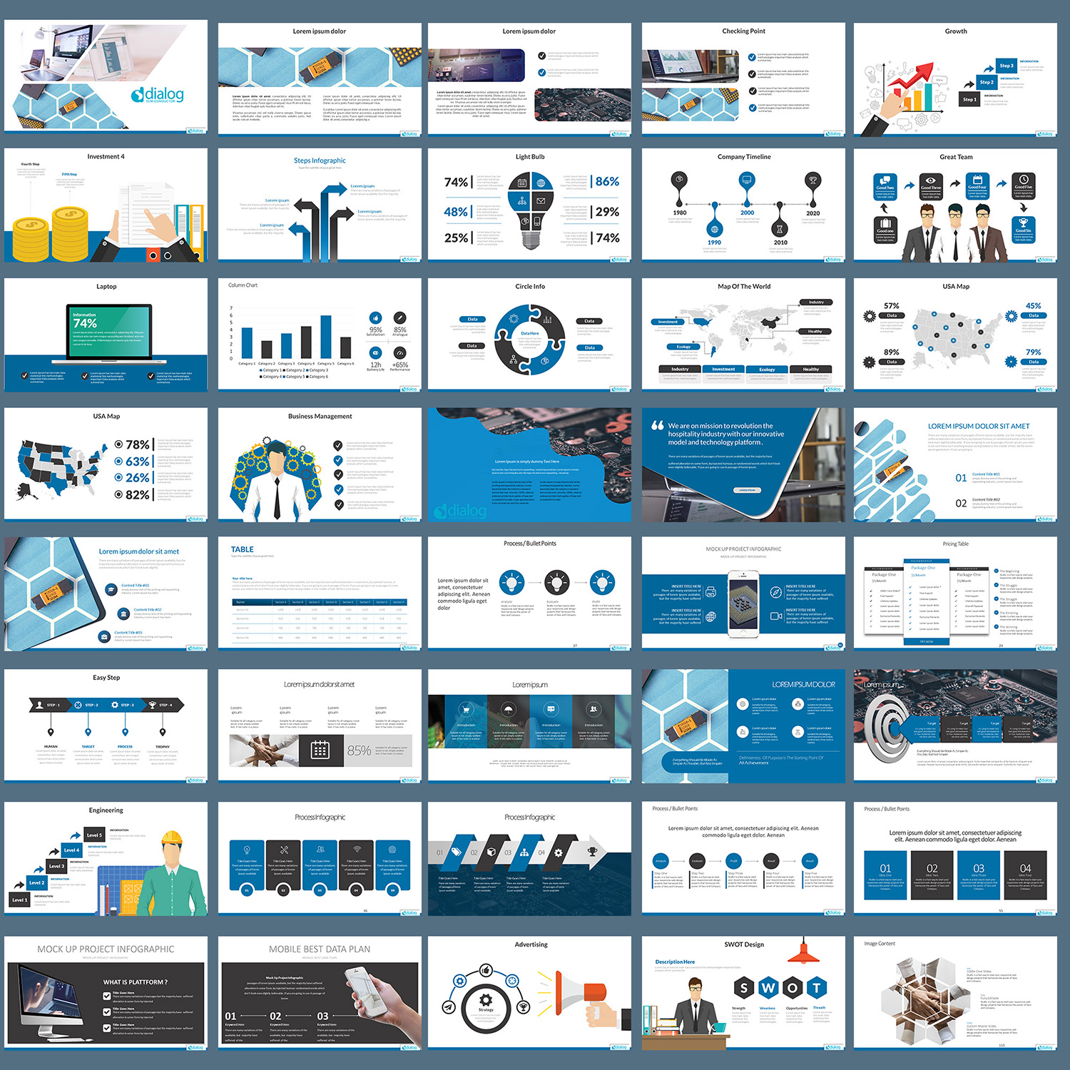 PowerPoint Design by Spydaman for Dialog Semiconductor  | Design #18362230