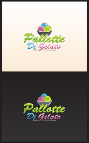 Pallotte di Gelato | Logo Design by Kira Graphics
